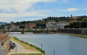 Uitzicht over de Arno